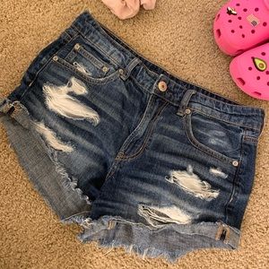 American eagle jean shorts